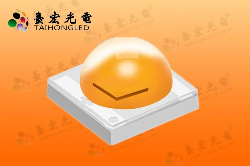 3w大功率灯珠,3535陶瓷-转向灯点粉黄光灯珠1-3W-700mA-1600-1800K-贴片LED-800-533