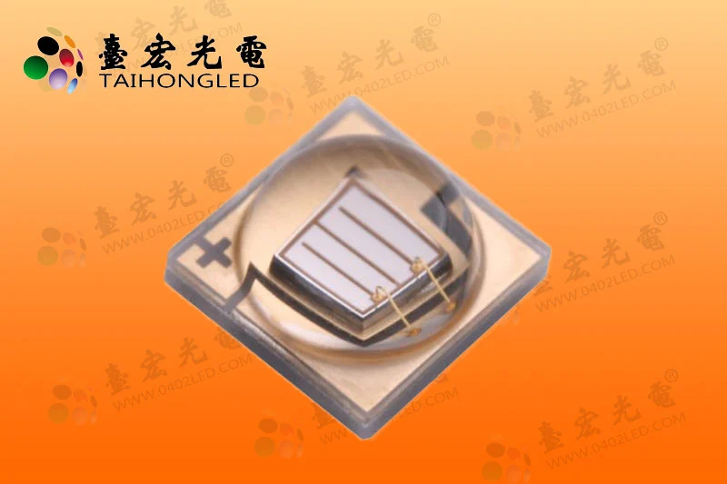 大功率led灯珠,3535陶瓷紫光-1-3W-700mA-395-405NM-贴片LED